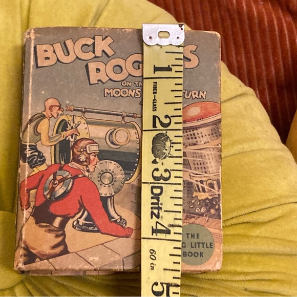 Antique 1934 Big Little Book: BUCK ROGERS ON THE MOONS OF SATURN - Picture 12 of 12
